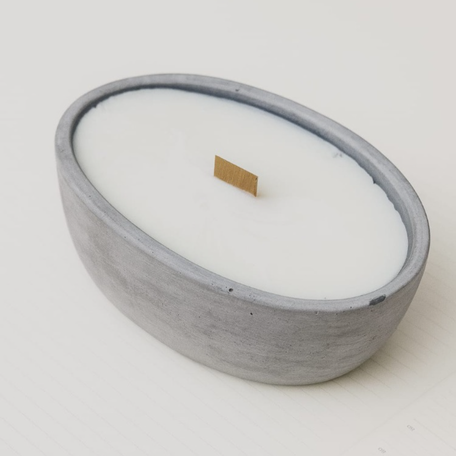 El Yapımı Döküm Mumluk ve Mum Seti – Tekli